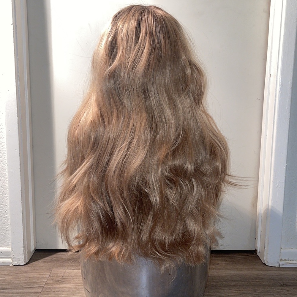 Dark Blonde Golden Mix with Dark Blended Root 24” Lace